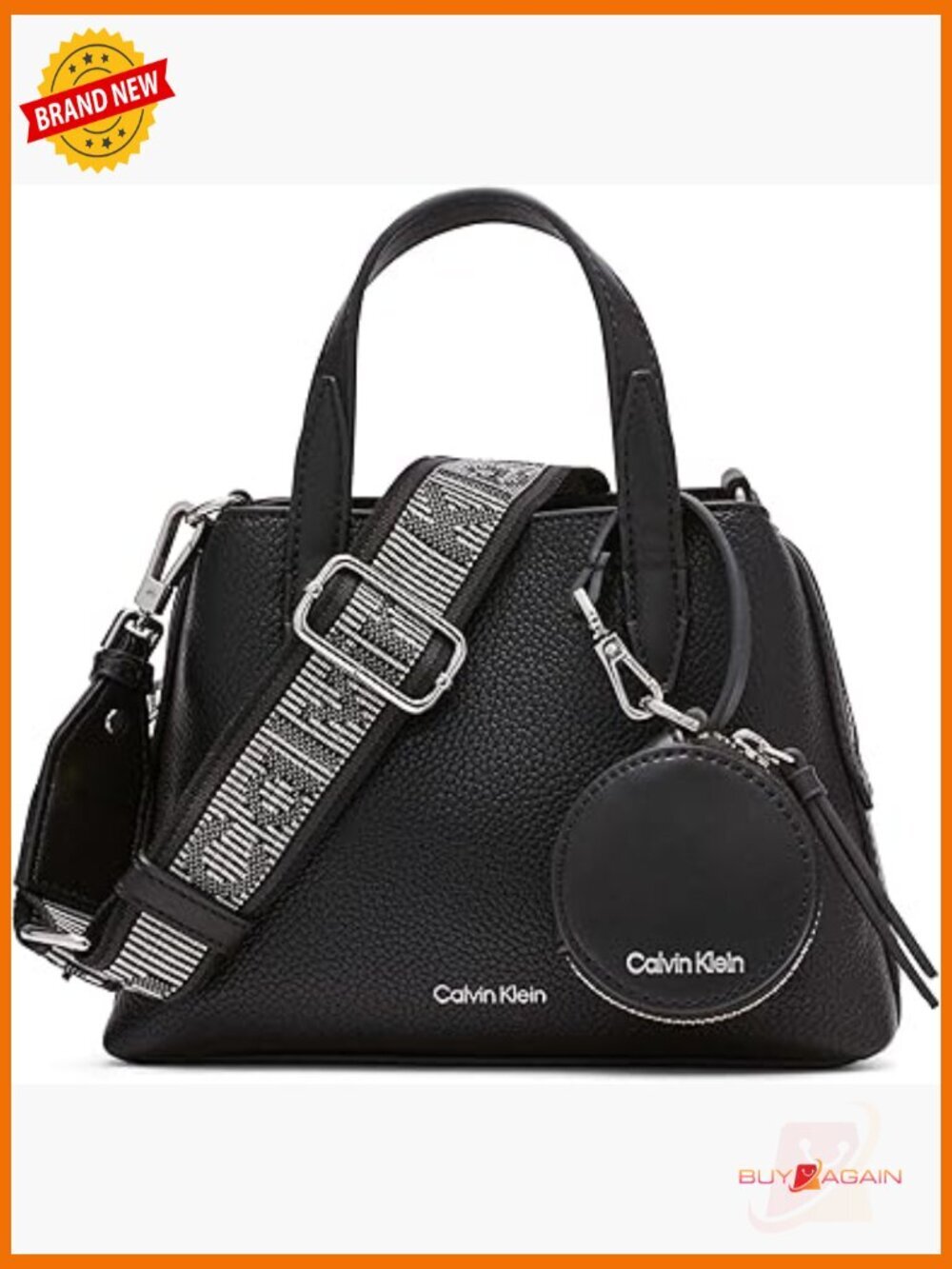 Millie 2 in 1 Triple Compartment Mini Satchel Crossbody - Vegan Leather Handbag